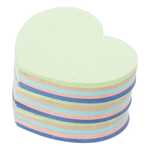 OSALADI 3 Sets Handgeschriebene Herzkarten Herz Dankeskarten Liebesherz Notizkarten Herzförmige Dankesbriefpapiere Herzförmige Grußkarten Valentinstagsdekorationen Papier von OSALADI