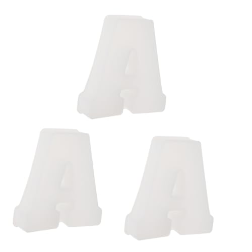 OSALADI 3 Stck. Desktop Buchstabenform Diy Silikonform für Epoxidharz Dicke Tischdeko Handgemachte Bastelarbeiten für Dekorationen OSALADI 3 Stck. Desktop Buchstabenform Diy Silikonform für Epoxidharz Dicke Tischdeko Handgemachte Bastelarbeiten für Dekorationen von OSALADI