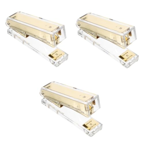 OSALADI 3 Stück Acryl Heftgerät für Schreibtisch Robuster Transparenter Bürohefter für Zuhause Büro und Schule Design für Praktische Anwendungen und Dekorative OSALADI 3 Stück Acryl Heftgerät für Schreibtisch Robuster Transparenter Bürohefter für Zuhause Büro und Schule Design für Praktische Anwendungen und Dekorative von OSALADI