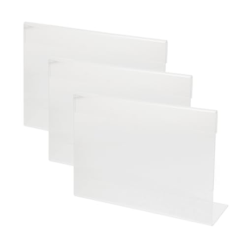 OSALADI 3 Stück Acryl Preisschildhalter für Supermärkte Förmige Transparente Tischaufsteller für und Informationsanzeigen OSALADI 3 Stück Acryl Preisschildhalter für Supermärkte Förmige Transparente Tischaufsteller für und Informationsanzeigen von OSALADI