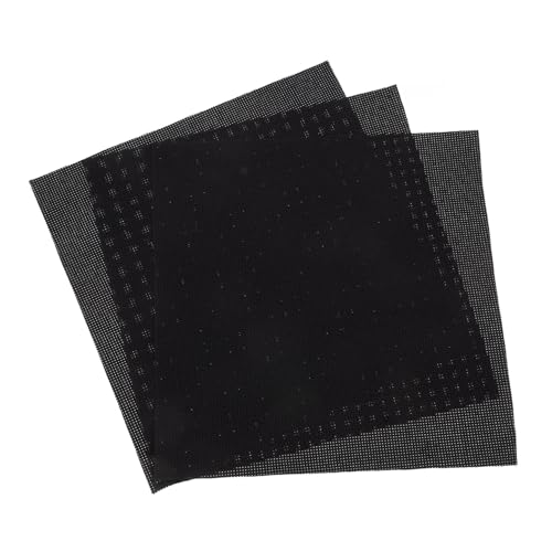 OSALADI 3 Stück Besticktes Tuch Stickstoff Kreuzstoff Stickerei- Stickerei Stoff Hand Stickset Nähzubehör Kreuzstichstoff Netzstoff Black Polyester Baumwolle OSALADI 3 Stück Besticktes Tuch Stickstoff Kreuzstoff Stickerei- Stickerei Stoff Hand Stickset Nähzubehör Kreuzstichstoff Netzstoff Black Polyester Baumwolle von OSALADI