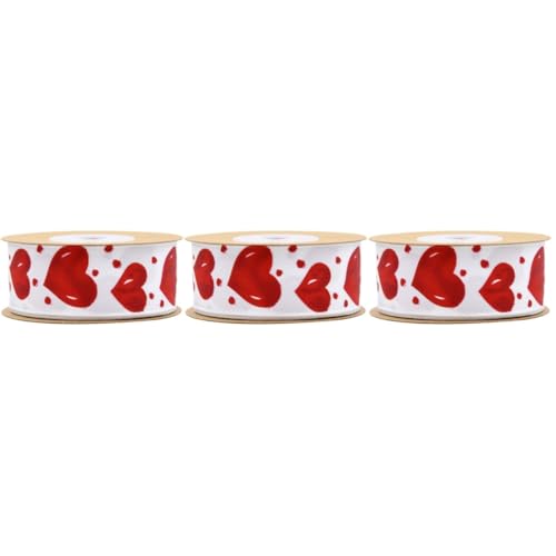 OSALADI 3 Stück Blumen Dekoratives Band Dekoration Verpackungsband Halloween Dusche Hochzeits-bastelbänder Weißes Band Wickelband OSALADI 3 Stück Blumen Dekoratives Band Dekoration Verpackungsband Halloween Dusche Hochzeits-bastelbänder Weißes Band Wickelband von OSALADI