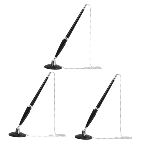 OSALADI 3 Stück Desktop-stift Für Mit Kette Schreibtisch Büro Groß Form Exekutive Filigraner Business-kugelschreiber Schlüssel Wieder Auffüllbar Dekorative Stifte Plastik Schwarz OSALADI 3 Stück Desktop-stift Für Mit Kette Schreibtisch Büro Groß Form Exekutive Filigraner Business-kugelschreiber Schlüssel Wieder Auffüllbar Dekorative Stifte Plastik Schwarz von OSALADI