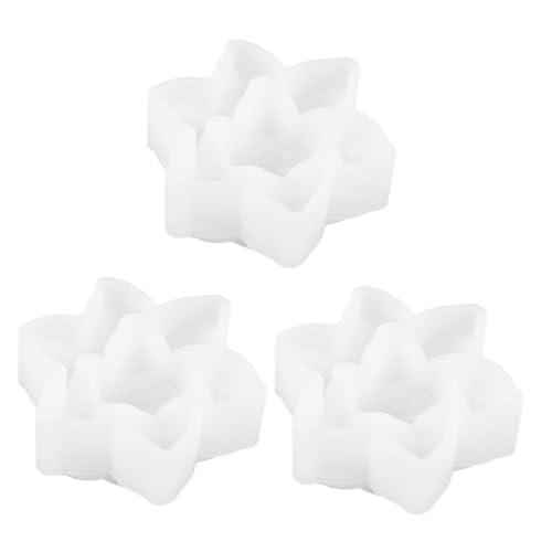 OSALADI 3 Stück Diy Silikonform Teilig für Lotusblüten Gießform zur Herstellung Handgefertigter Ornamente für Bastelprojekte Kreativität bei Kindern OSALADI 3 Stück Diy Silikonform Teilig für Lotusblüten Gießform zur Herstellung Handgefertigter Ornamente für Bastelprojekte Kreativität bei Kindern von OSALADI