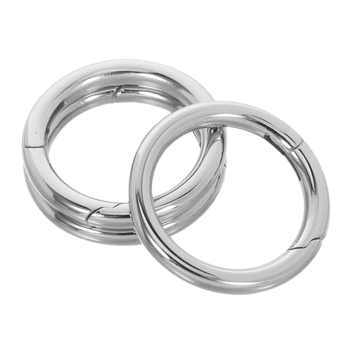 OSALADI 3 Stück Edelstahl Spring Ring Clasp Kleine Offene Ringe für Taschen Schmuck Langlebige Metallverbindung mit Robustem Verschluss für Schlüsselanhänger DIY Zubehör OSALADI 3 Stück Edelstahl Spring Ring Clasp Kleine Offene Ringe für Taschen Schmuck Langlebige Metallverbindung mit Robustem Verschluss für Schlüsselanhänger DIY Zubehör von OSALADI