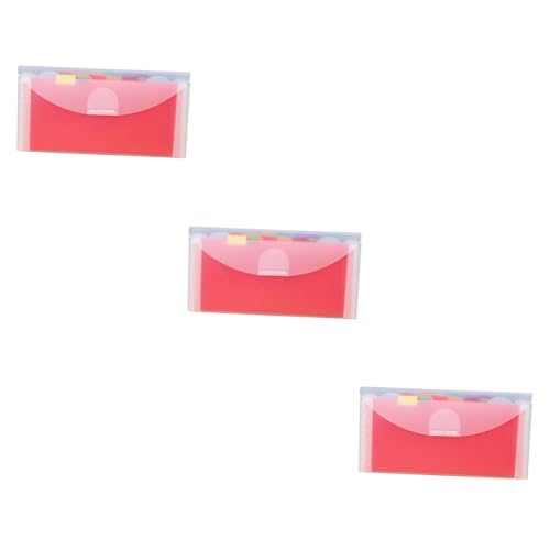 OSALADI 3 Stück Handlicher Fächerordner aus Stabilem Material Erweiterbarer Dokumentenorganizer für Büro Schule und Zuhause Fächer Farbenfrohes Design mit Praktischer Schnappverschluss OSALADI 3 Stück Handlicher Fächerordner aus Stabilem Material Erweiterbarer Dokumentenorganizer für Büro Schule und Zuhause Fächer Farbenfrohes Design mit Praktischer Schnappverschluss von OSALADI