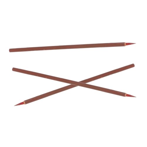OSALADI 3 Stück Kleiner Roter Schreibpinsel Zarter Pinsel Kalligraphie-stift-kit Pinsel Chinesisch Praktischer Malpinsel Traditionelle Kalligrafie Strichzeichnungspinsel Holz Tarnung OSALADI 3 Stück Kleiner Roter Schreibpinsel Zarter Pinsel Kalligraphie-stift-kit Pinsel Chinesisch Praktischer Malpinsel Traditionelle Kalligrafie Strichzeichnungspinsel Holz Tarnung von OSALADI