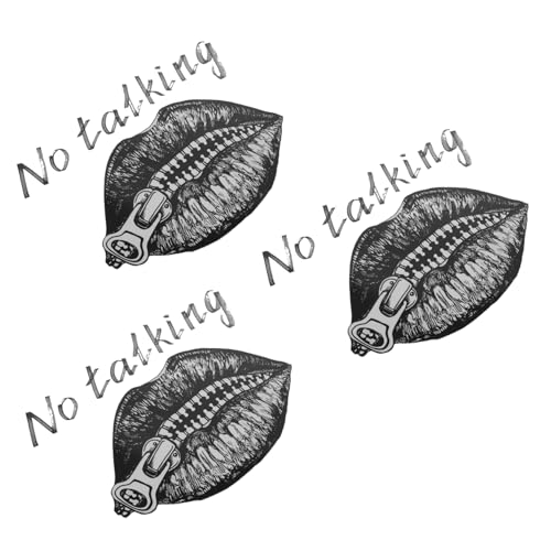 OSALADI 3 Stück Lippen Aufnäher Kreative Wärmeübertragungs Patches für Diy Kleidung Bunte Lippen Decals für Designs für Mode von OSALADI