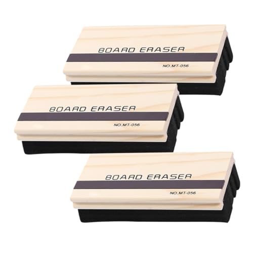 OSALADI 3 Stück Magnetischer Whiteboard Radiergummi aus Holz und Filz Leichte Kompakte Tafelschwämme für Kreidetafeln und Magnetische Oberflächen Staubarm und Schonend für Schule und Büro OSALADI 3 Stück Magnetischer Whiteboard Radiergummi aus Holz und Filz Leichte Kompakte Tafelschwämme für Kreidetafeln und Magnetische Oberflächen Staubarm und Schonend für Schule und Büro von OSALADI