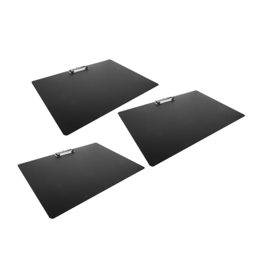 OSALADI 3 Stück Malerei Schiene Zwischenablage Zeichnung Für Büro-klemmbrett Schwarz Multifunktions-klemmbrett Praktischer Aktenclip Tragbares Klemmbrett Pp. Metall Black OSALADI 3 Stück Malerei Schiene Zwischenablage Zeichnung Für Büro-klemmbrett Schwarz Multifunktions-klemmbrett Praktischer Aktenclip Tragbares Klemmbrett Pp. Metall Black von OSALADI