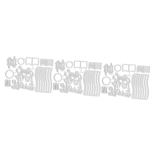 OSALADI 3 Stück Metallmesserform Gestanzt Geprägt Sterben Papier Handwerk Prägeschablonen Prägen Schnitte Scrapbooking-stanzformen Schneiden Für Stahl Mit Hohem Kohlenstoffgehalt Silber OSALADI 3 Stück Metallmesserform Gestanzt Geprägt Sterben Papier Handwerk Prägeschablonen Prägen Schnitte Scrapbooking-stanzformen Schneiden Für Stahl Mit Hohem Kohlenstoffgehalt Silber von OSALADI