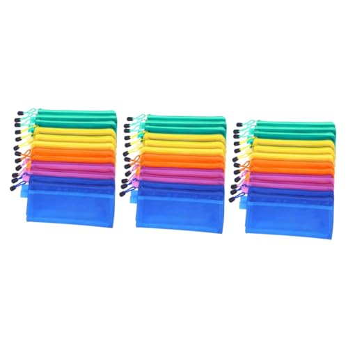 OSALADI 3 Stück Netz Reißverschluss Tasche Wasserdichter Dokumentenbeutel Matte PVC Teiliges für Reiseunterlagen und Persönliche Gegenstände Vielseitig und Platzsparend OSALADI 3 Stück Netz Reißverschluss Tasche Wasserdichter Dokumentenbeutel Matte PVC Teiliges für Reiseunterlagen und Persönliche Gegenstände Vielseitig und Platzsparend von OSALADI