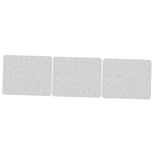OSALADI 3 Stück Ohrringe Gießform für DIY Schmuckherstellung Wiederverwendbare Silikonmuster Einfache Entformung Vielseitige Formen Wie Herzen Sterne und Schlüssel für Bastelprojekte OSALADI 3 Stück Ohrringe Gießform für DIY Schmuckherstellung Wiederverwendbare Silikonmuster Einfache Entformung Vielseitige Formen Wie Herzen Sterne und Schlüssel für Bastelprojekte von OSALADI