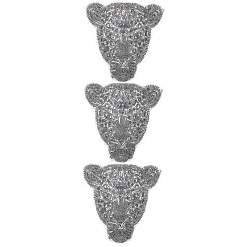 OSALADI 3 Stück Patch Kleidung Flecken Für Jeansflicken Aufnähen Aufnäher Für Jeans Geformt Bestickt Cool Stickerei Leopardenkopf-aufnäher Kleine Aufnäher Stickaufnäher Aufnähen Stoff OSALADI 3 Stück Patch Kleidung Flecken Für Jeansflicken Aufnähen Aufnäher Für Jeans Geformt Bestickt Cool Stickerei Leopardenkopf-aufnäher Kleine Aufnäher Stickaufnäher Aufnähen Stoff von OSALADI
