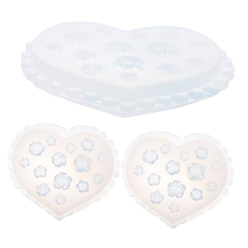 OSALADI 3 Stück Rosenschimmel Herstellung für Epoxid-Silikon-Gießform DIY Halskette Anhänger Silikonform Halsketten-Anhängerform aus Epoxidharz Halskettenform aus Harz Harzformen Kieselgel OSALADI 3 Stück Rosenschimmel Herstellung für Epoxid-Silikon-Gießform DIY Halskette Anhänger Silikonform Halsketten-Anhängerform aus Epoxidharz Halskettenform aus Harz Harzformen Kieselgel von OSALADI