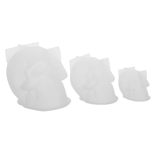 OSALADI 3 Stück Schädelform Formen Aus Epoxidharz Halloween Wohnkultur Wohnkulturformen Schädel-schlüsselanhänger-dekor Wachsschmelzformen Halloween Skeleton Decor Kieselgel Weiß OSALADI 3 Stück Schädelform Formen Aus Epoxidharz Halloween Wohnkultur Wohnkulturformen Schädel-schlüsselanhänger-dekor Wachsschmelzformen Halloween Skeleton Decor Kieselgel Weiß von OSALADI