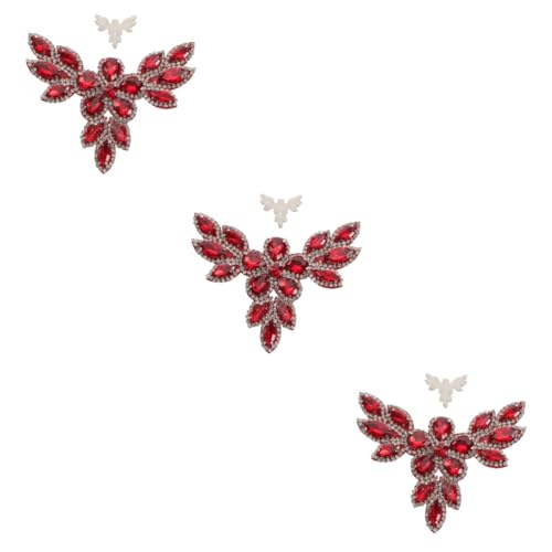 OSALADI 3 Stück Schuhblume aus Strass Flicken aufnähen Applikationen Stoffflecken bestickt Klebstoff Kleiderflicken DIY-Kleidungspatch Schuhe Patches DIY-Bastel-Patches Strasssteine rot OSALADI 3 Stück Schuhblume aus Strass Flicken aufnähen Applikationen Stoffflecken bestickt Klebstoff Kleiderflicken DIY-Kleidungspatch Schuhe Patches DIY-Bastel-Patches Strasssteine rot von OSALADI