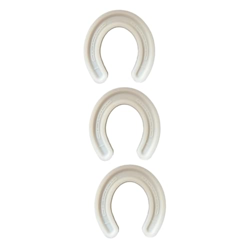 OSALADI 3 Stück Silikonform Herstellung Bad Diy Seifenform Aus Silikon Handwerk Diy Formen Hufeisenförmige Kerzenform Diy -seifenform Kerzenform Selber Gießen Duftkerzenform Weiß Kieselgel von OSALADI