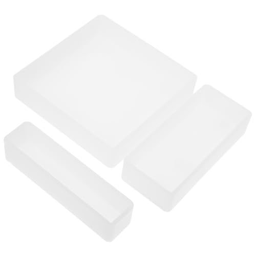 OSALADI 3 Stück Silikonform Rechteckig Hitzebeständig Flexibel für Epoxidharz DIY Gießform Papiergewicht Untersetzer Formen für Kreative Bastelprojekte OSALADI 3 Stück Silikonform Rechteckig Hitzebeständig Flexibel für Epoxidharz DIY Gießform Papiergewicht Untersetzer Formen für Kreative Bastelprojekte von OSALADI