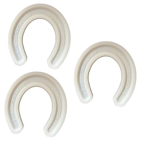 OSALADI 3 Stück Silikonformen Zum Herstellen Von Badeseife DIY Kerzenform Kerzenformen Handgefertigte Zubehörformen Für Kerzen Hufeisenformen Kerzenwachsformen Weißes Kieselgel von OSALADI