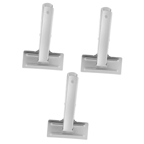 OSALADI 3 Stück Stoffklemme Zum Nähen Für Stich Tuch Clips Naht Jumbo Groß Praktischer Saumclip Nähclip Mess-saumklammer Quiltclip Lineal-strickklemme Nähenvorräte Silber Rostfreier Stahl von OSALADI