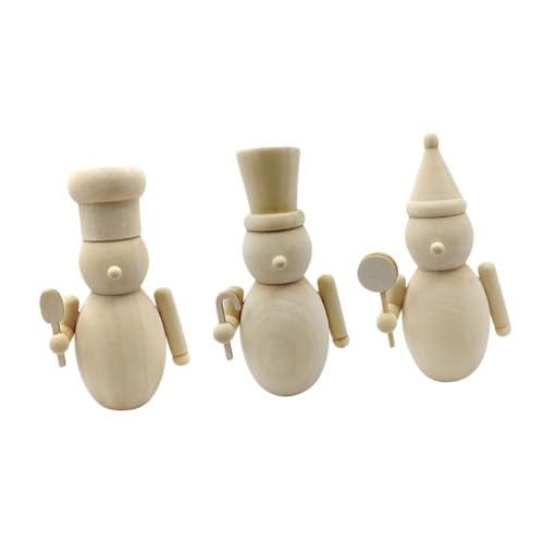 OSALADI 3 Stück Teiliges DIY Holzfiguren Naturbelassene Holzfiguren zum Bemalen Robuste Weihnachtsdeko für Familienaktivitäten Kreative Beschäftigung Kindgerecht und Langlebig OSALADI 3 Stück Teiliges DIY Holzfiguren Naturbelassene Holzfiguren zum Bemalen Robuste Weihnachtsdeko für Familienaktivitäten Kreative Beschäftigung Kindgerecht und Langlebig von OSALADI
