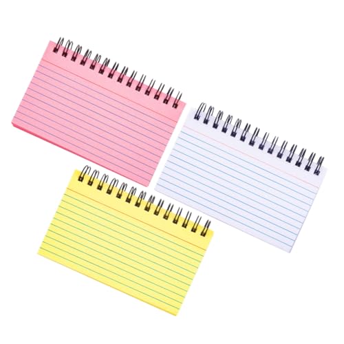 OSALADI 3 Stück Teiliges Dickes Mehrfarbiges Schreibblock Spiralbindung Multifunktionale Portable Notizblöcke für Schüler Geeignet für Schreiben Vokabeln und Tägliche Planung OSALADI 3 Stück Teiliges Dickes Mehrfarbiges Schreibblock Spiralbindung Multifunktionale Portable Notizblöcke für Schüler Geeignet für Schreiben Vokabeln und Tägliche Planung von OSALADI