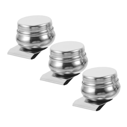 OSALADI 3 Stück Teiliges Edelstahl Ölmalerei Mischbecher mit Clip Auslaufsicherer Pinselwaschbecher für Profi Hobbykünstler Vielseitig für Studio und Outdoor Robust und Langlebig OSALADI 3 Stück Teiliges Edelstahl Ölmalerei Mischbecher mit Clip Auslaufsicherer Pinselwaschbecher für Profi Hobbykünstler Vielseitig für Studio und Outdoor Robust und Langlebig von OSALADI