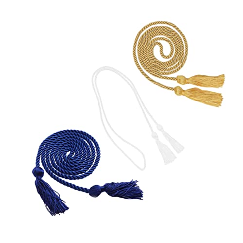 OSALADI 3 Stück Teiliges Graduation Honor Cords und Dekorative Abschlussseile für Abschlussfeiern Fotorequisiten und Erinnerungsstücke von OSALADI