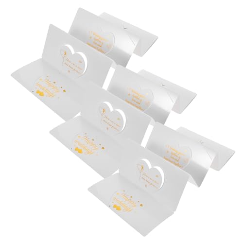 OSALADI 3 Stück Teiliges Hochzeit Kartenhalter Tragbarer Fächer Geldkarten Organizer Kompakt und Leicht für Braut und Bräutigam bei Hochzeitsfeier und Familienzusammenkünften OSALADI 3 Stück Teiliges Hochzeit Kartenhalter Tragbarer Fächer Geldkarten Organizer Kompakt und Leicht für Braut und Bräutigam bei Hochzeitsfeier und Familienzusammenkünften von OSALADI