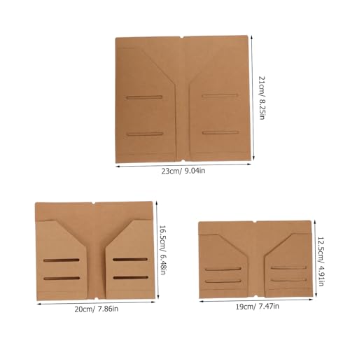 OSALADI 3 Stück Teiliges Kraftpapier Organizer mit Reißverschlusstasche Dokumentenmappe Kartenhalter in Verschiedenen Leicht und Formbeständig für Büro und Unterwegs OSALADI 3 Stück Teiliges Kraftpapier Organizer mit Reißverschlusstasche Dokumentenmappe Kartenhalter in Verschiedenen Leicht und Formbeständig für Büro und Unterwegs von OSALADI