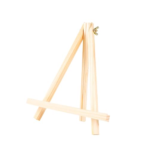 OSALADI 3 Stück Teiliges Mini Holzstaffelei Dreieckiger Tischständer Glattem Holz Kleiner Stabiler Foto und Malstaffelei für Anfänger Vielseitige Tischdekoration und Displayhalterung OSALADI 3 Stück Teiliges Mini Holzstaffelei Dreieckiger Tischständer Glattem Holz Kleiner Stabiler Foto und Malstaffelei für Anfänger Vielseitige Tischdekoration und Displayhalterung von OSALADI