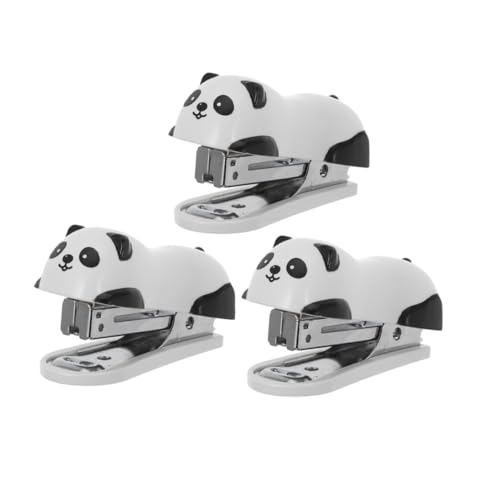 OSALADI 3 Stück Teiliges Mini Panda Heftgerät Handlicher Kleiner Desktop Hefter mit Integriertem Heftklammerentferner Platzsparend für Büro Zuhause Schule Geeignet für Erwachsene OSALADI 3 Stück Teiliges Mini Panda Heftgerät Handlicher Kleiner Desktop Hefter mit Integriertem Heftklammerentferner Platzsparend für Büro Zuhause Schule Geeignet für Erwachsene von OSALADI
