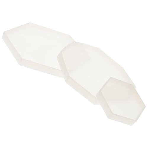 OSALADI 3 Stück Teiliges Silikon Gießform für Epoxidharz Untersetzer Geometrisch Hexagon Facetten DIY Tablett Formen Wiederverwendbar Antihafteigenschaft Originelles Basteln OSALADI 3 Stück Teiliges Silikon Gießform für Epoxidharz Untersetzer Geometrisch Hexagon Facetten DIY Tablett Formen Wiederverwendbar Antihafteigenschaft Originelles Basteln von OSALADI