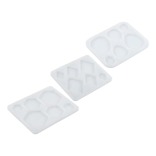 OSALADI 3 Stück Teiliges Silikon Resin Schmuck Gießformen mit Geometrischen Tropfen Hexagon Anhängern Langlebig Einfach zu Verwenden für DIY Ohrringe Halsketten Schlüsselanhänger OSALADI 3 Stück Teiliges Silikon Resin Schmuck Gießformen mit Geometrischen Tropfen Hexagon Anhängern Langlebig Einfach zu Verwenden für DIY Ohrringe Halsketten Schlüsselanhänger von OSALADI
