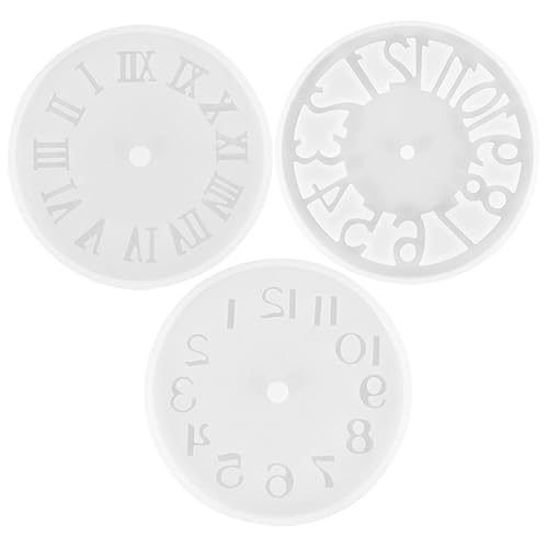 OSALADI 3 Stück Teiliges Silikon Uhrmacher Diy Epoxidharz Gießform für Kreative Uhren für Handwerksprojekte und Gestaltungen Langlebig und Flexibel OSALADI 3 Stück Teiliges Silikon Uhrmacher Diy Epoxidharz Gießform für Kreative Uhren für Handwerksprojekte und Gestaltungen Langlebig und Flexibel von OSALADI
