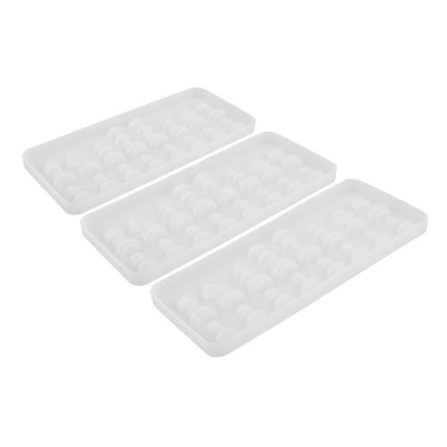 OSALADI 3 Stück Teiliges Silikon-schachfiguren-formset Präzise Details für DIY Epoxidharz-gießen Originelles Basteln Geeignet für Familienunterhaltung Spielbrett-Dekoration und von OSALADI