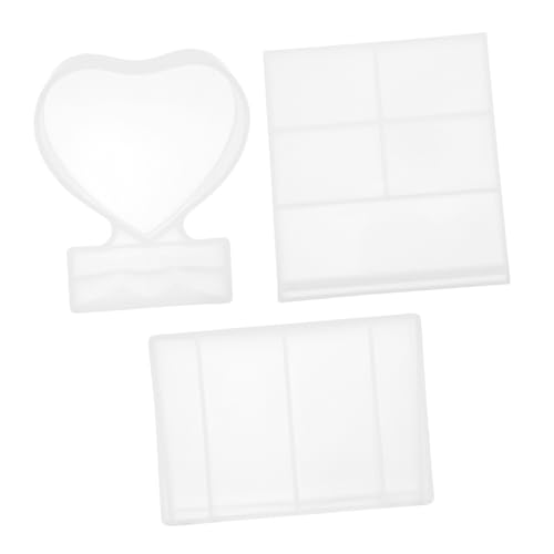 OSALADI 3 Stück Teiliges Silikonformen für Fotoalben Rechteckige und Herzform Gießformen für Diy Kunsthandwerk Langlebig und Kreativ für Epoxidharz Projekte OSALADI 3 Stück Teiliges Silikonformen für Fotoalben Rechteckige und Herzform Gießformen für Diy Kunsthandwerk Langlebig und Kreativ für Epoxidharz Projekte von OSALADI