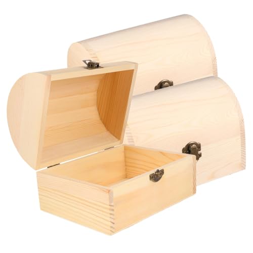 OSALADI 3 Stück Teiliges Unbemalte Holzboxen DIY Holz Aufbewahrungsboxen für Schmuck Basteln Malen Holzkästen für Erwachsene OSALADI 3 Stück Teiliges Unbemalte Holzboxen DIY Holz Aufbewahrungsboxen für Schmuck Basteln Malen Holzkästen für Erwachsene von OSALADI