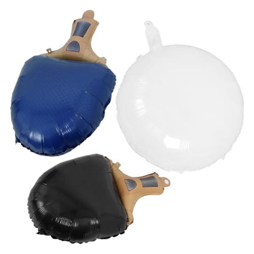 OSALADI 3 Stück Tischtennisschläger Ballon Tennis Geburtstagsparty Dekoration Tischtennis Ballons Sportbälle Ballon Tennis Party Ballons Sport Folienballon Aluminiumfolie von OSALADI