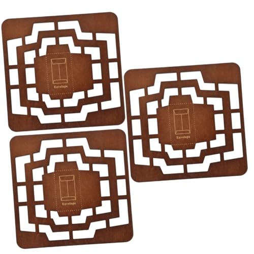 OSALADI 3 Stück Umschlagvorlage Herstellung Diy-vorlagen Für Umschläge Kalligraphie Umschlagschablonenvorlage Umschlag Vorlagen Groß Schablonenumschläge Und Machen Beschriftung Kaffee Holz OSALADI 3 Stück Umschlagvorlage Herstellung Diy-vorlagen Für Umschläge Kalligraphie Umschlagschablonenvorlage Umschlag Vorlagen Groß Schablonenumschläge Und Machen Beschriftung Kaffee Holz von OSALADI
