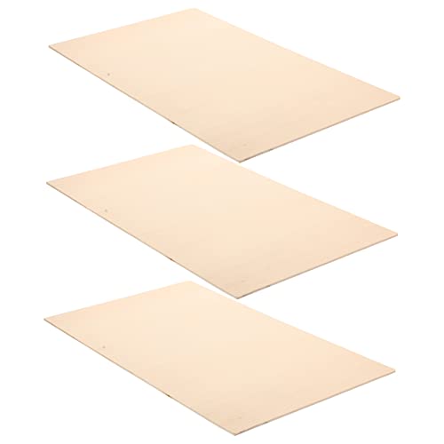 OSALADI 3 Stück Unbehandelte Holzplatten DIY Bastelzubehör Sperrholz für Kreative Projekte zum Bemalen und Dekorieren OSALADI 3 Stück Unbehandelte Holzplatten DIY Bastelzubehör Sperrholz für Kreative Projekte zum Bemalen und Dekorieren von OSALADI
