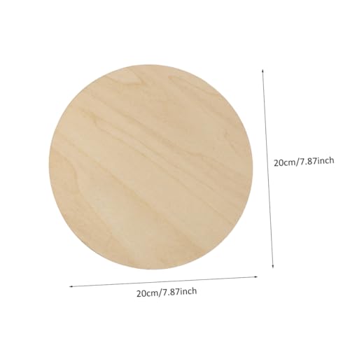 OSALADI 3 Stück Unbehandelte Runde Holzscheiben Stabile DIY Holzplatten zum Basteln Glatte Oberfläche zum Bemalen und Gravieren Natürliche Holzscheiben für Kreative Dekorationen und OSALADI 3 Stück Unbehandelte Runde Holzscheiben Stabile DIY Holzplatten zum Basteln Glatte Oberfläche zum Bemalen und Gravieren Natürliche Holzscheiben für Kreative Dekorationen und von OSALADI