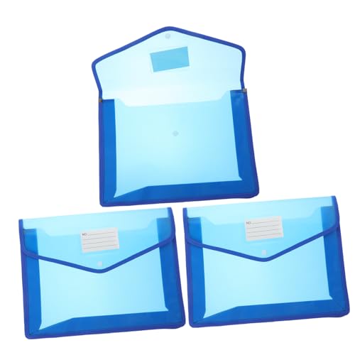 OSALADI 3 Stück Wasserdichte Dokumententaschen Transparente Aufbewahrungsbeutel mit Druckknopf für Büro Schule und Zuhause Praktische Aktenordner für Wichtige Unterlagen OSALADI 3 Stück Wasserdichte Dokumententaschen Transparente Aufbewahrungsbeutel mit Druckknopf für Büro Schule und Zuhause Praktische Aktenordner für Wichtige Unterlagen von OSALADI
