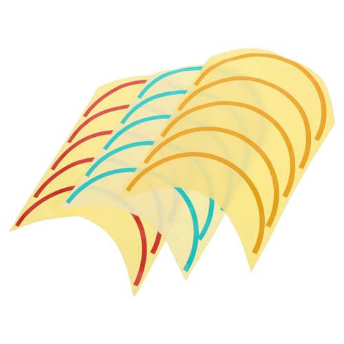 OSALADI 3 Stück Wasserdichte PVC Druckmanometer Aufkleber mit Farbbogen Rot Gelb Grün Druckbereich Markierung für Genaue Drucküberwachung OSALADI 3 Stück Wasserdichte PVC Druckmanometer Aufkleber mit Farbbogen Rot Gelb Grün Druckbereich Markierung für Genaue Drucküberwachung von OSALADI