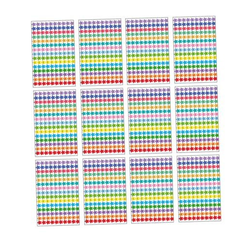 OSALADI 30 Blatt Belohnungsaufkleber für Kindergarten Dekorationen sortiert groß Aufkleber zur von Lehrern selbstklebender Sternaufkleber Pergamin-Trägerpapier Bunt OSALADI 30 Blatt Belohnungsaufkleber für Kindergarten Dekorationen sortiert groß Aufkleber zur von Lehrern selbstklebender Sternaufkleber Pergamin-Trägerpapier Bunt von OSALADI
