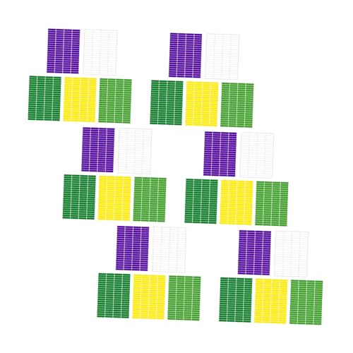 OSALADI 30 Blatt Beschriftungsetiketten Aufkleber Beschriftungsstreifen Beschriftungsbedarf Beschriftungsaufkleber Farbige Etiketten Selbstklebende Etiketten Zum Beschriften Von von OSALADI