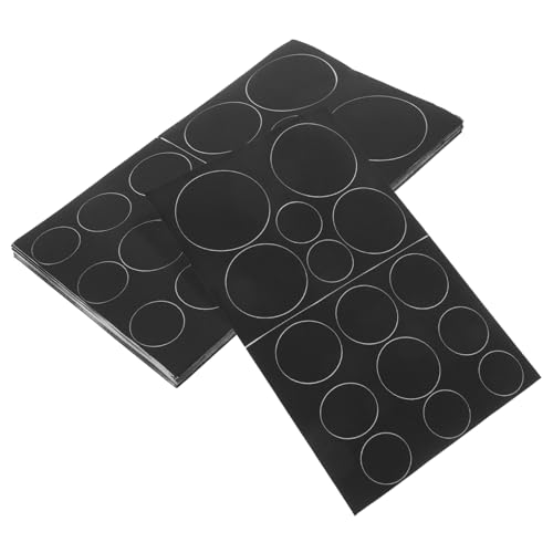 OSALADI 30 Blatt Polka Dot Patch Punkt Tuch mächtig Vinyl Flecken Stoffflicken für die Reparatur von Kleidung Kleberaufkleber selbstklebende Kreisflicken Patch für Stoff Polyester Schwarz OSALADI 30 Blatt Polka Dot Patch Punkt Tuch mächtig Vinyl Flecken Stoffflicken für die Reparatur von Kleidung Kleberaufkleber selbstklebende Kreisflicken Patch für Stoff Polyester Schwarz von OSALADI