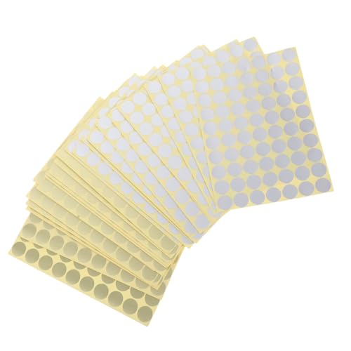 OSALADI 30 Blatt Selbstklebende Farbige Rundetiketten Abziehbare Klebepunkte in Gold Silber für Büro Schule Kalender Organisation und Dekoration OSALADI 30 Blatt Selbstklebende Farbige Rundetiketten Abziehbare Klebepunkte in Gold Silber für Büro Schule Kalender Organisation und Dekoration von OSALADI