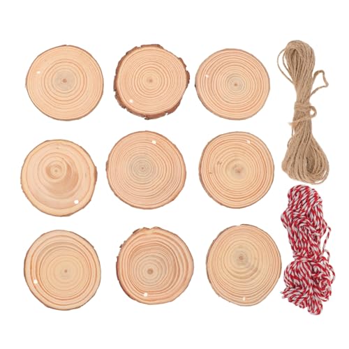 OSALADI 30 Stk. Teiliges Natürliche Unbemalte Holzscheiben aus Kiefernholz mit Vorgebohrten Löchern Rustikale Runde Holzscheiben für DIY Bastelprojekte und Weihnachtsdeko OSALADI 30 Stk. Teiliges Natürliche Unbemalte Holzscheiben aus Kiefernholz mit Vorgebohrten Löchern Rustikale Runde Holzscheiben für DIY Bastelprojekte und Weihnachtsdeko von OSALADI